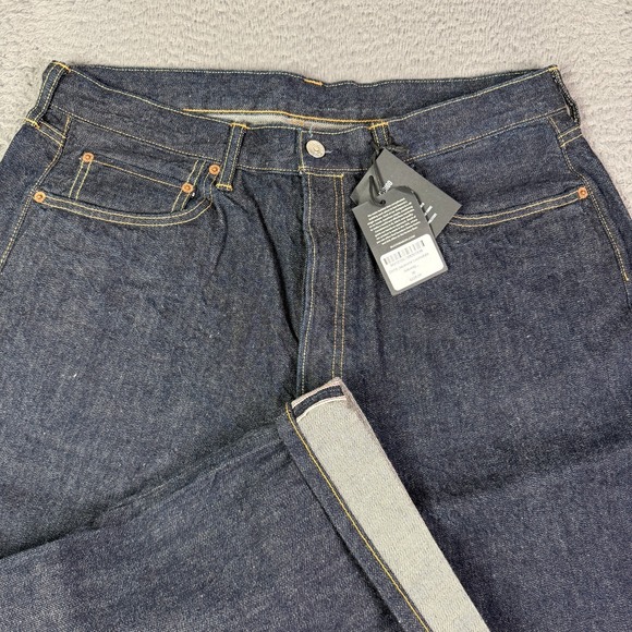Buck Mason Other - Buck Mason Full Saddle Selvedge Japanese Loomstate Denim Jeans Mens 36x26 Blue